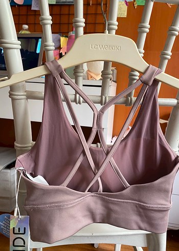 Bej İnce Askılı Kadın Spor Üstü - Görsel 3