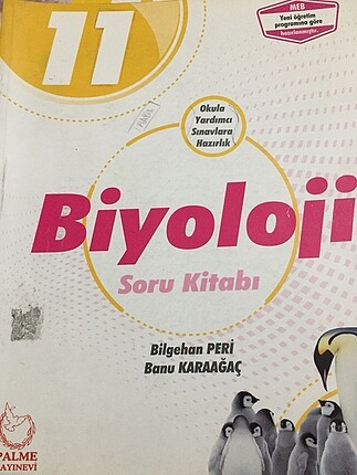 11. Sınıf Biyoloji Palme Soru Bankası/ Kitabı