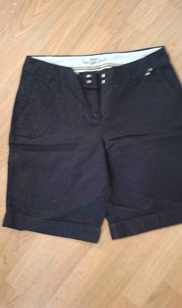 Siyah Kadın  Bermuda Şort - Görsel 3