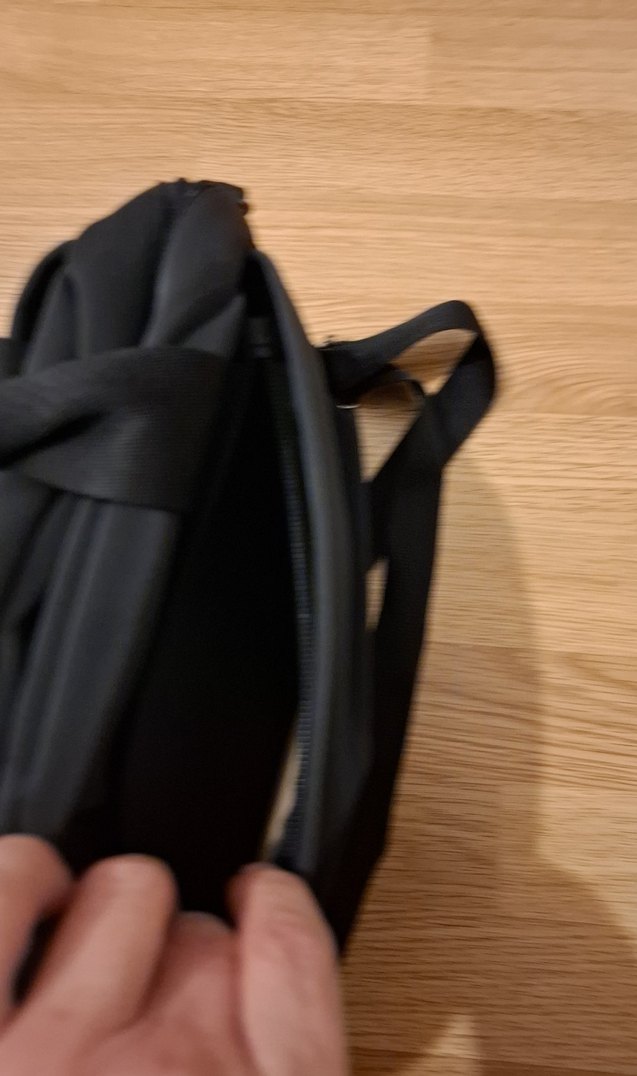 Siyah Fermuarlı Kadın Omuz Çantası - Görsel 2