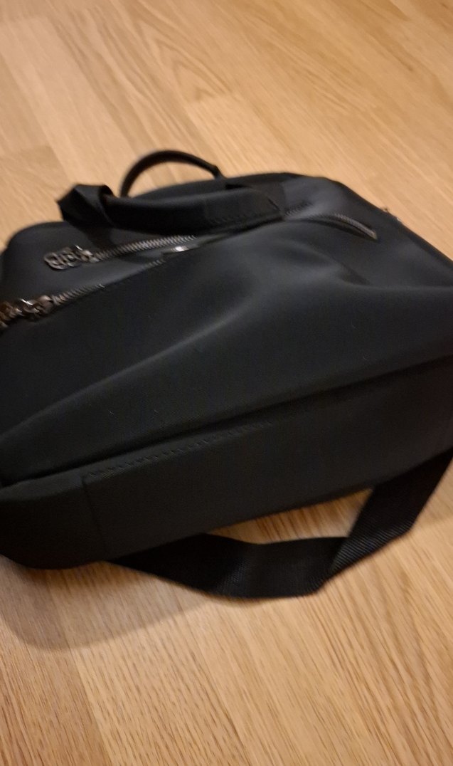 Siyah Fermuarlı Kadın Omuz Çantası - Görsel 4