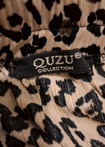 Kahverengi Leopar Desenli Uzun Etek - Görsel 3