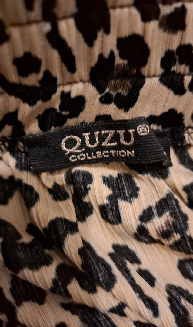 Kahverengi Leopar Desenli Uzun Etek - Görsel 3