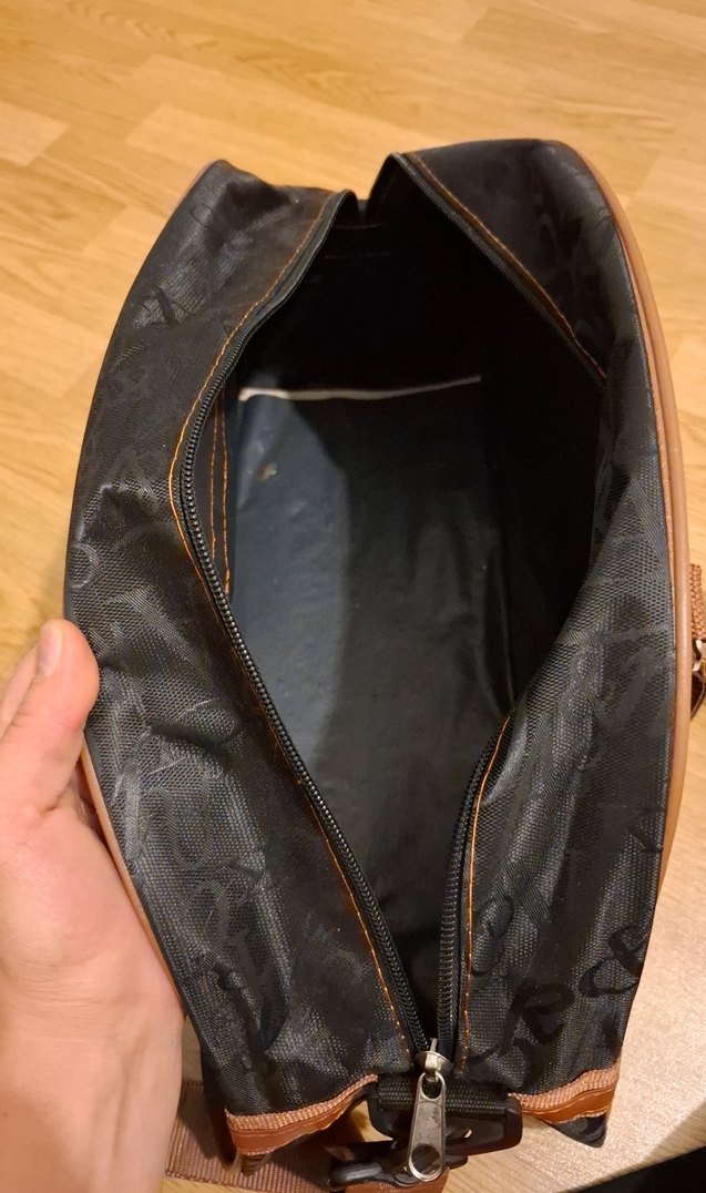 Kahverengi Baskılı Erkek kadin  seyahat çantasi - Görsel 2