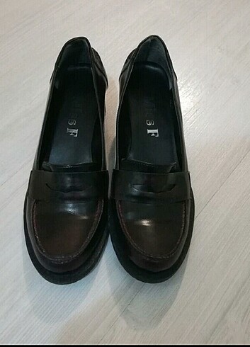 38 numara bordo loafer