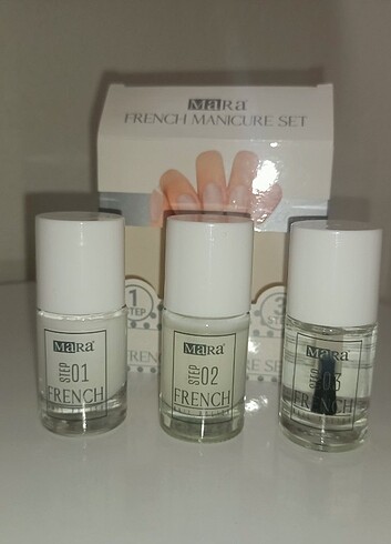 Beden Mara French Manikür Oje Seti 3'lü
