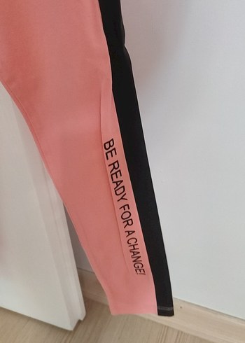 Pembe Elastik Kız Tayt - Görsel 2