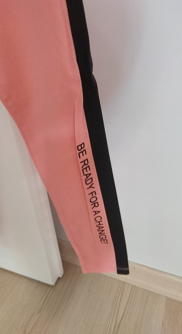 Pembe Elastik Kız Tayt - Görsel 2