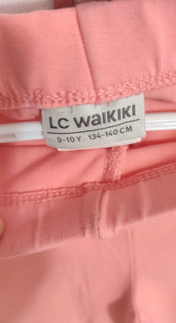 Pembe Elastik Kız Tayt - Görsel 3