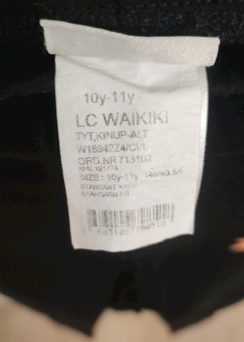 Siyah Baskılı Kız Çocuk Tayt Unicorn - Görsel 2