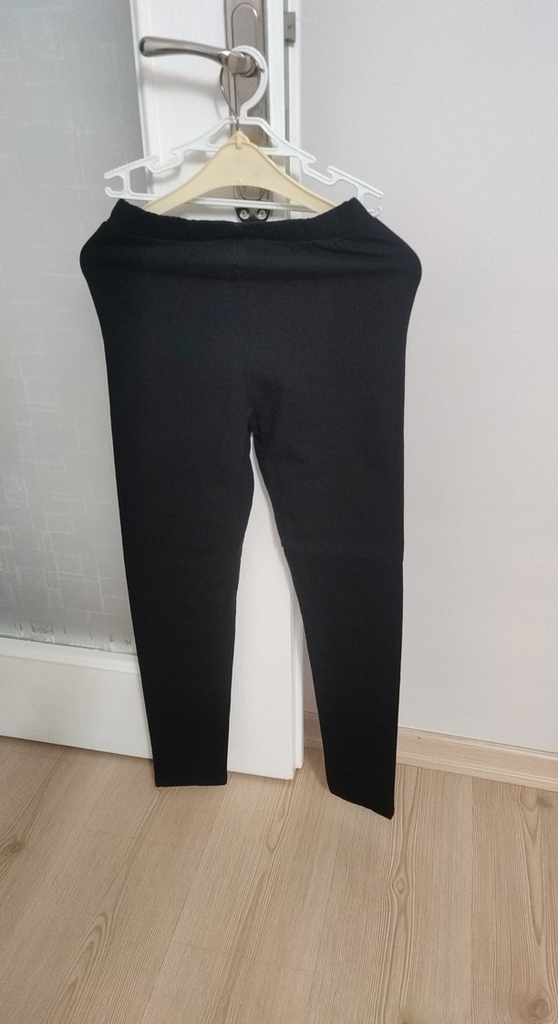 Siyah Baskılı Kız Çocuk Tayt Unicorn - Görsel 3