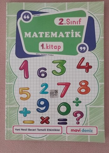 2. Sınıf Matematik 1. Kitap - Mavi Deniz