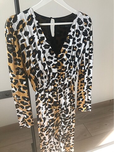 BSL FASHION Renkli elbise