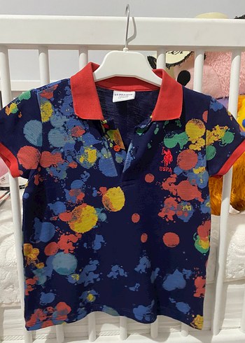 U.S. Polo Assn. Erkek Çocuk Renkli Polo Tişört