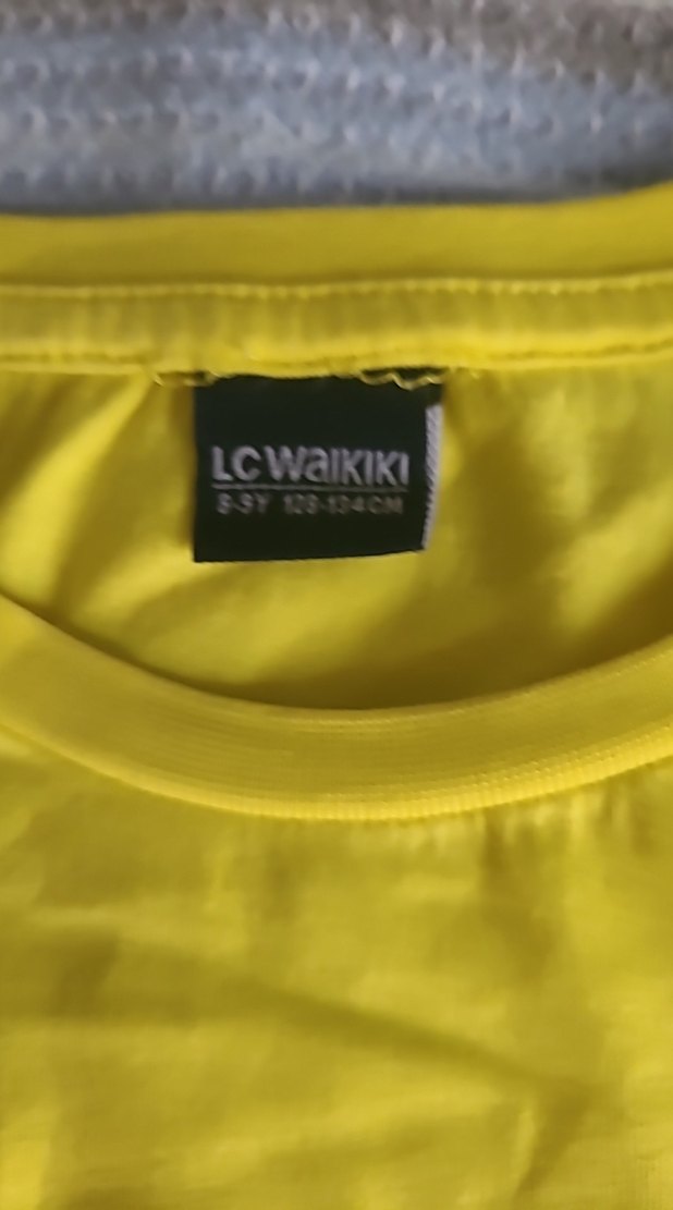 Lc waikiki Sarı Baskılı Erkek kolsuz thirt - Görsel 2