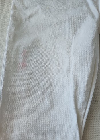 LC Waikiki Düğmeli Beyaz Erkek Çocuk Kot Pantolon