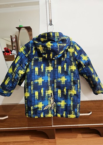 LC Waikiki Erkek Çocuk Mavi Bağcıklı Street Wear Mont