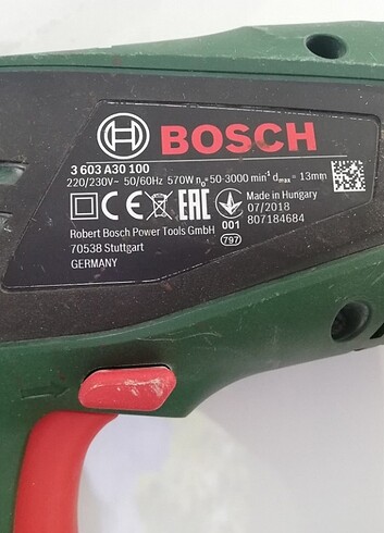  Beden Renk Bosch 6000 matkap