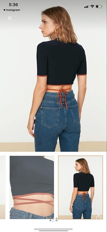 Trendyol & Milla Bluz crop