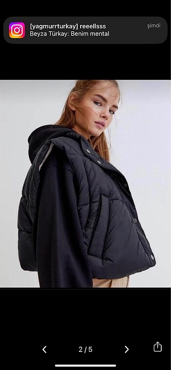 Pull and Bear Kadın mont-yelek