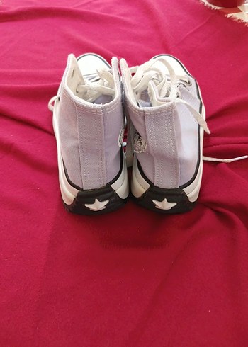 Mor Dolgu Topuklu Kadın Spor Ayakkabı - Görsel 2