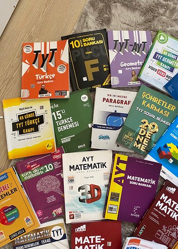 Beden TYT AYT Matematik ve Fen Bilimleri Soru Bankaları