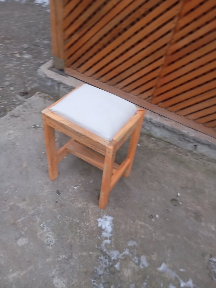 ahşap tabure - Görsel 4