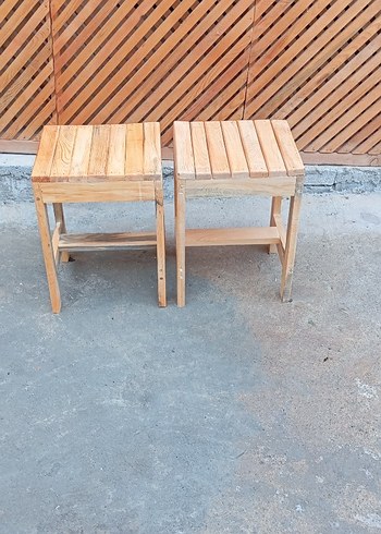 ahşap tabure - Görsel 9