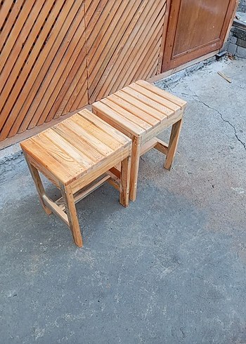 ahşap tabure - Görsel 6