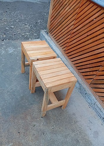 ahşap tabure - Görsel 7