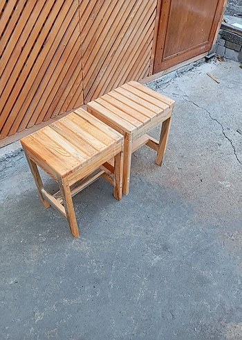 ahşap tabure - Görsel 5