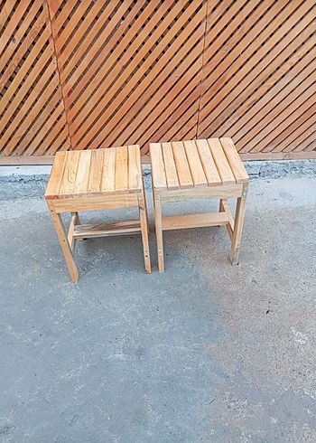 ahşap tabure - Görsel 8