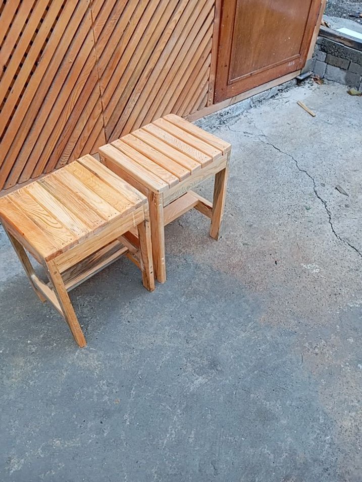 ahşap tabure - Görsel 2