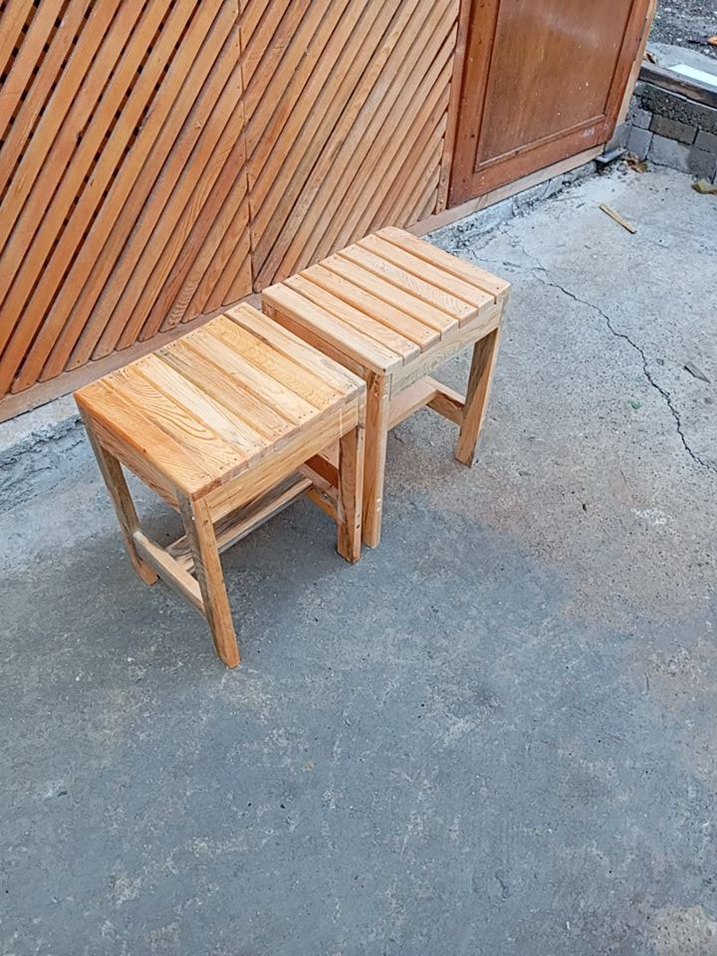 ahşap tabure - Görsel 5