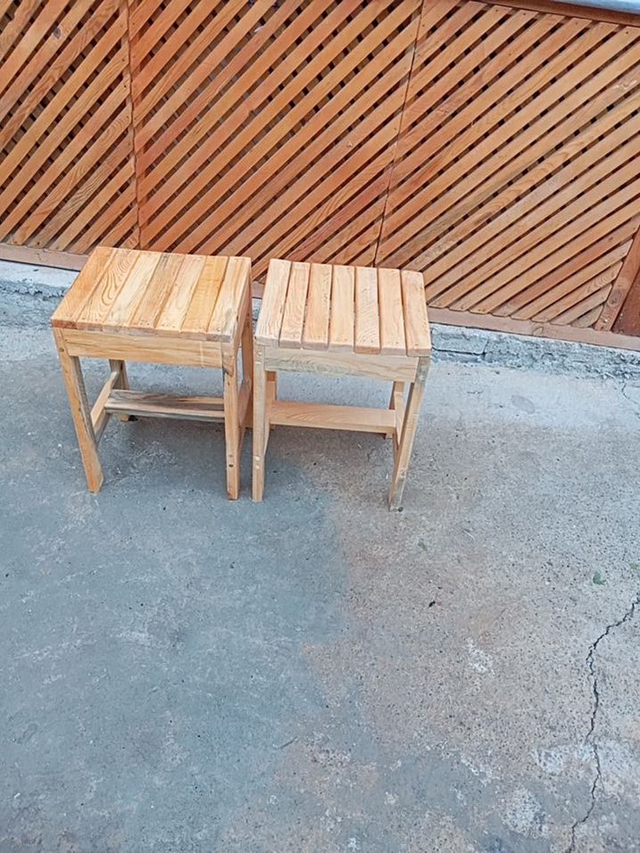 ahşap tabure - Görsel 4