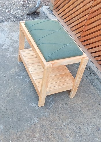 ahşap puf - Görsel 5