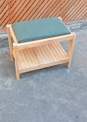 ahşap puf - Görsel 3