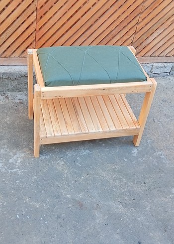 ahşap puf - Görsel 2