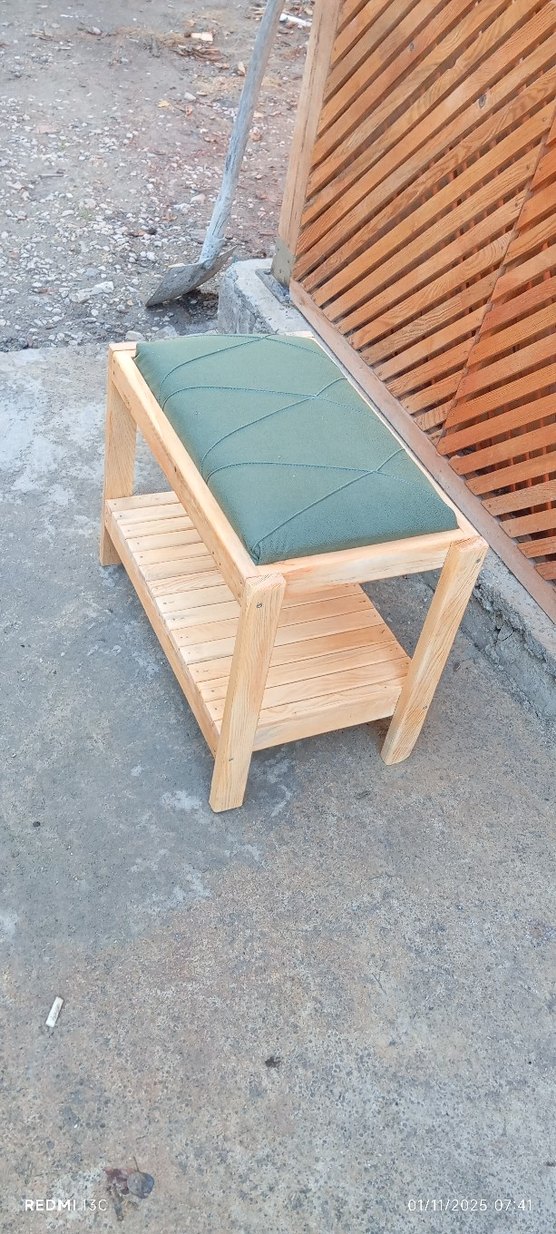 ahşap puf - Görsel 5