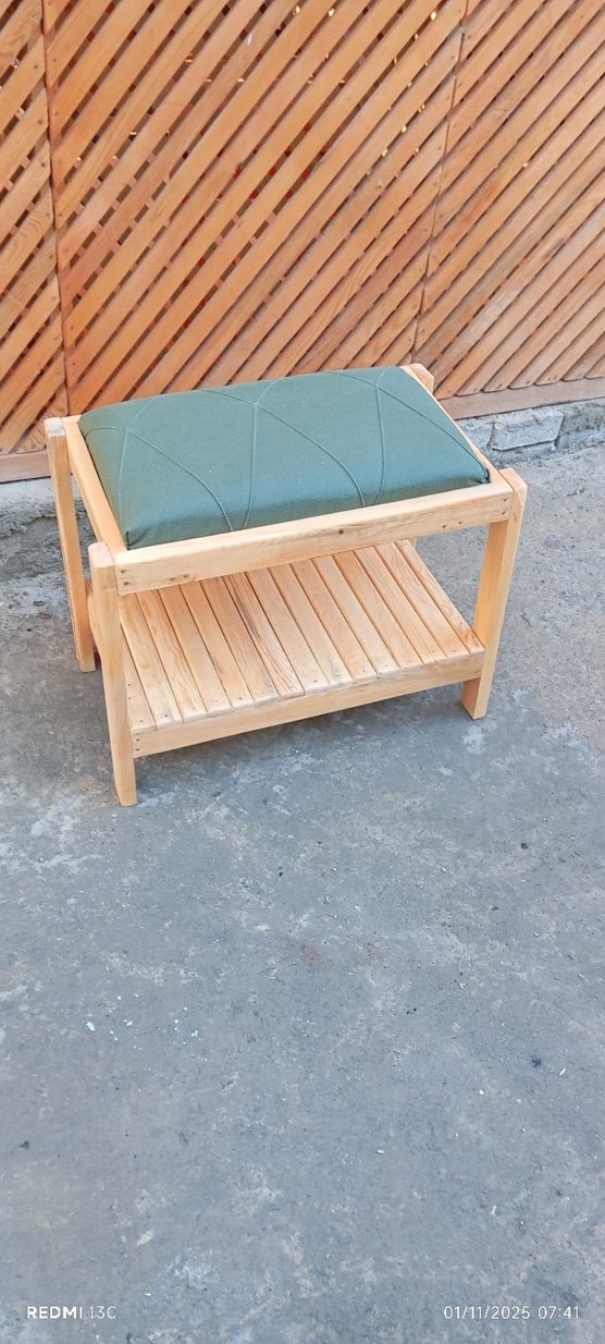 ahşap puf - Görsel 3