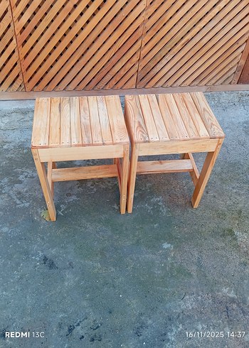 Ahşap Tabureleri - Görsel 4