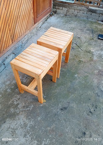 Ahşap Tabureleri - Görsel 3