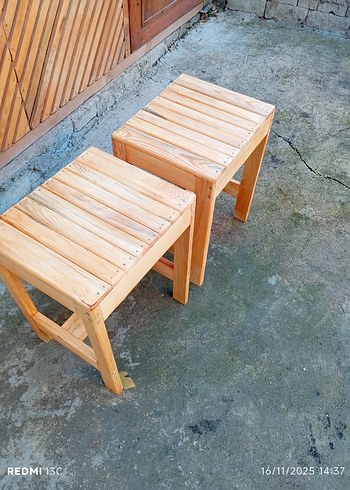 Ahşap Tabureleri - Görsel 2