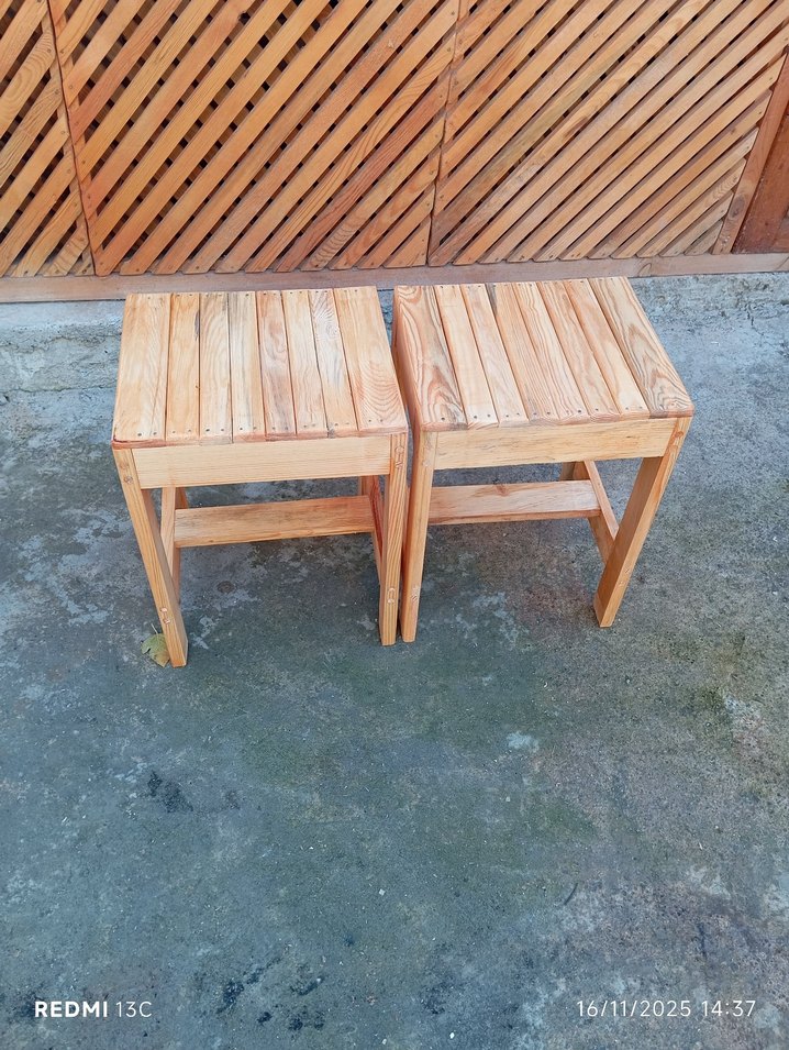 Ahşap  Tabureleri - Görsel 4