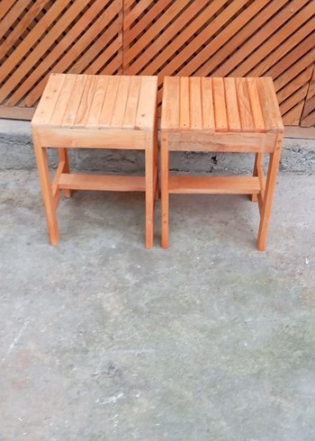 ahşap tabure - Görsel 2