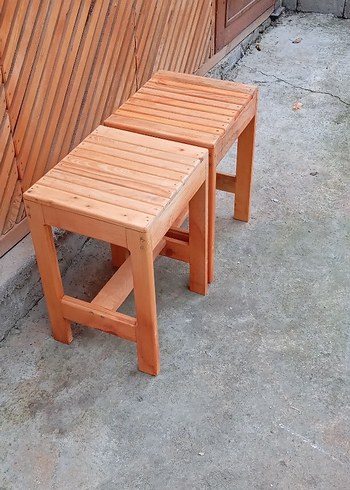 ahşap tabure - Görsel 10