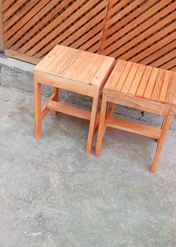 ahşap tabure - Görsel 8