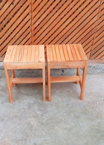 ahşap tabure - Görsel 7