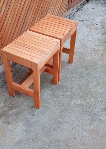 ahşap tabure - Görsel 9