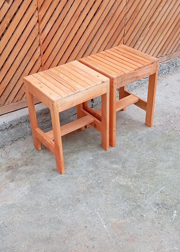 ahşap tabure - Görsel 6